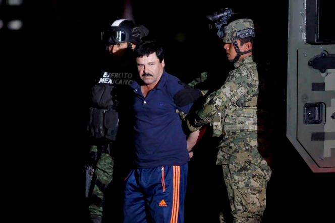 Joaquin Guzman, alias « El Chapo », à Mexico, le 8 janvier 2016. 